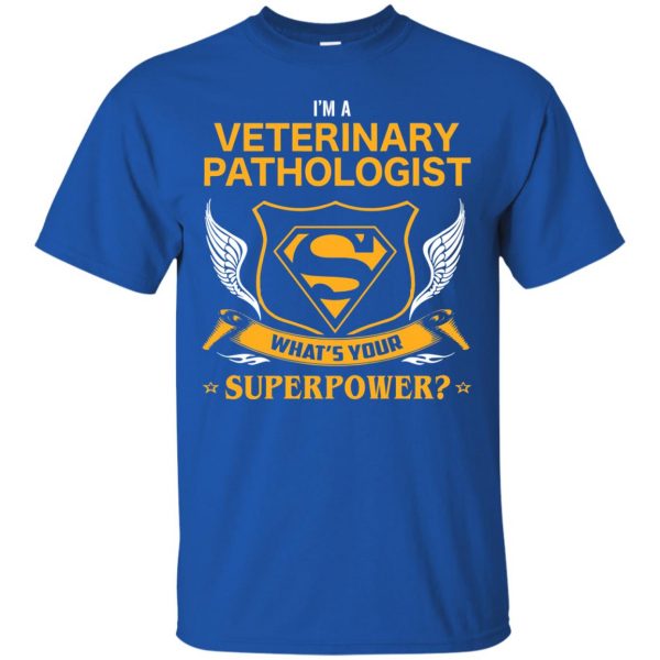 veterinary t shirt - royal blue