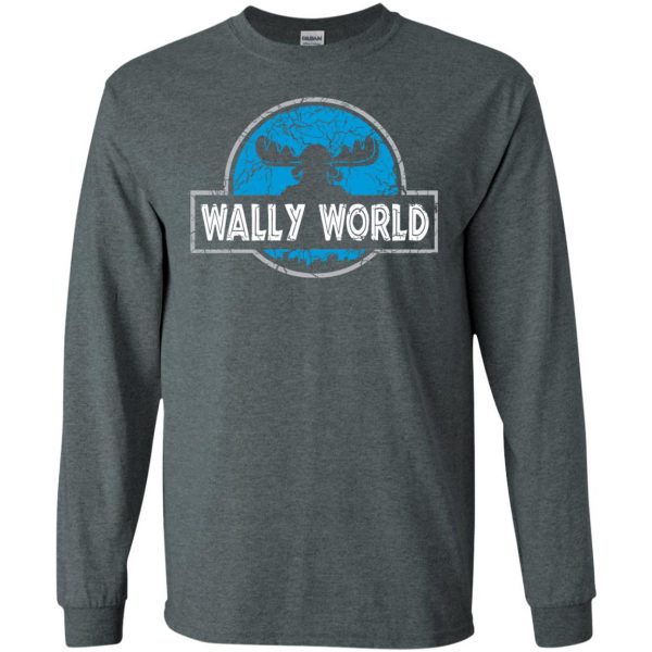 wally world long sleeve - dark heather