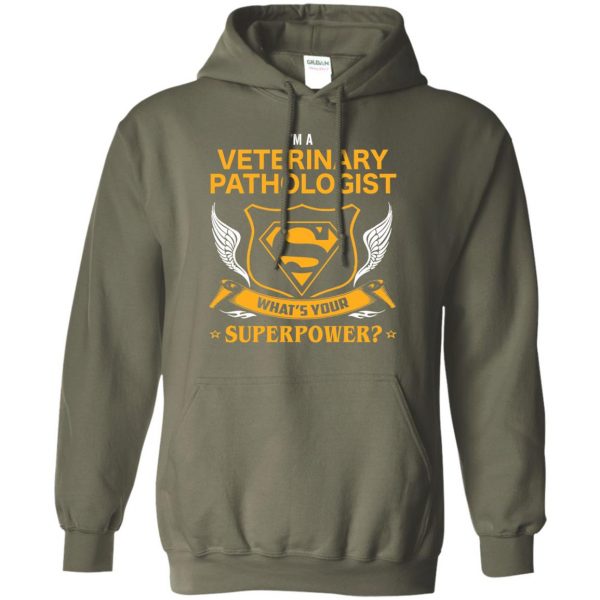 veterinary hoodie - military green