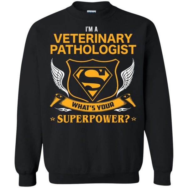 veterinary sweatshirt - black