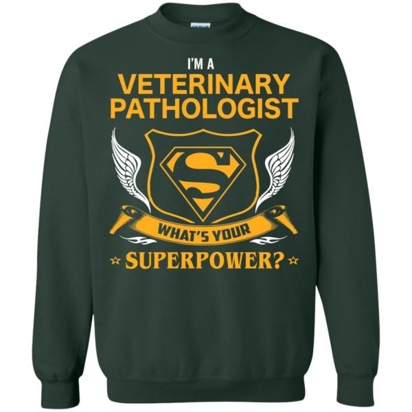 veterinary sweatshirt - forest green