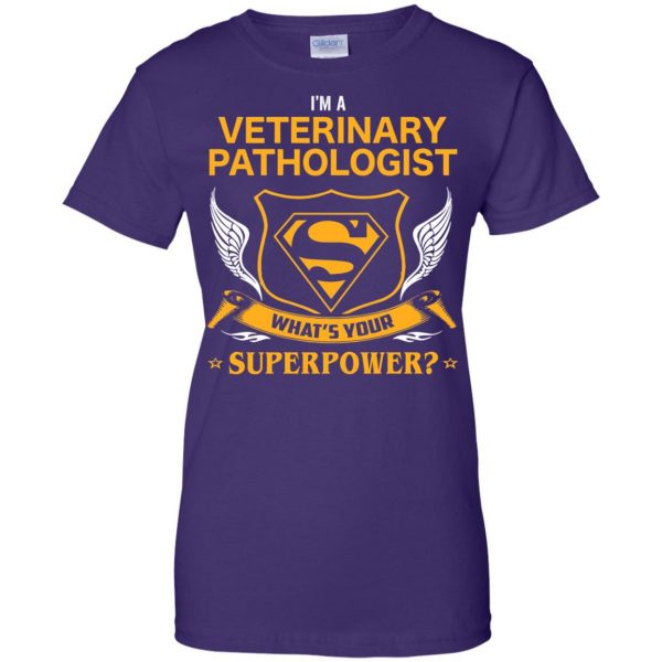 veterinary womens t shirt - lady t shirt - purple