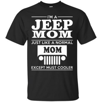 jeep mom shirt - black