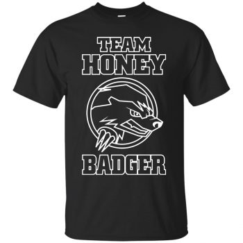 team honey badger shirt - black