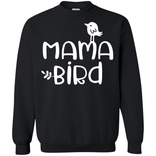 momma bird sweatshirt - black