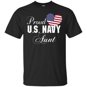 navy aunt shirts - black