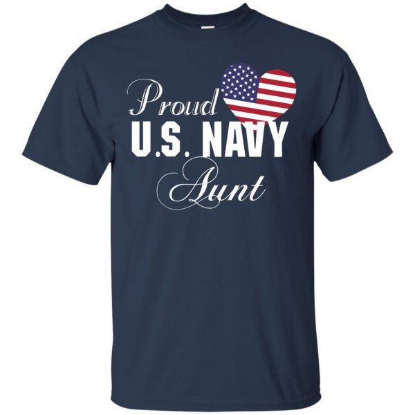 navy aunt t shirt - navy blue
