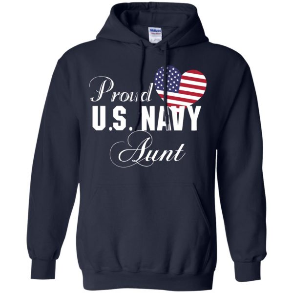 navy aunt hoodie - navy blue