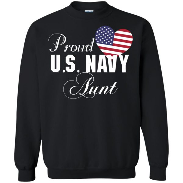 navy aunt sweatshirt - black