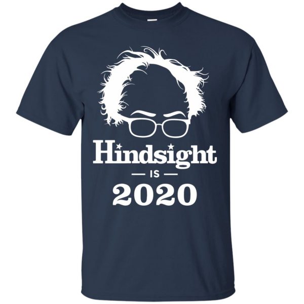 hindsight is 2020 t shirt - navy blue