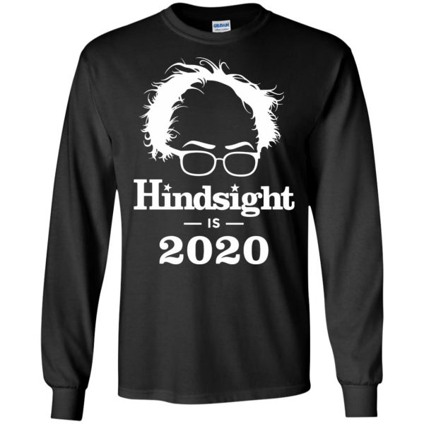 hindsight is 2020 long sleeve - black