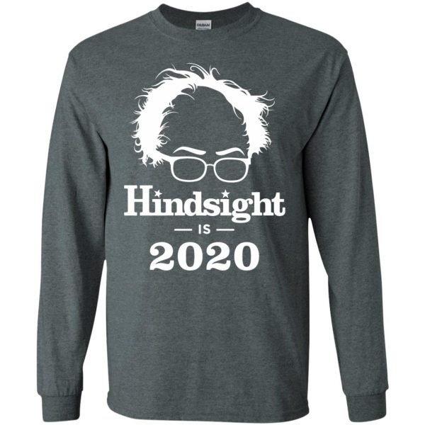 hindsight is 2020 long sleeve - dark heather