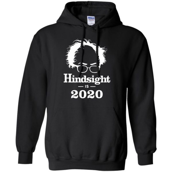 hindsight is 2020 hoodie - black