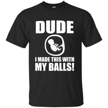 expectant father shirts - black