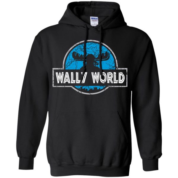wally world hoodie - black