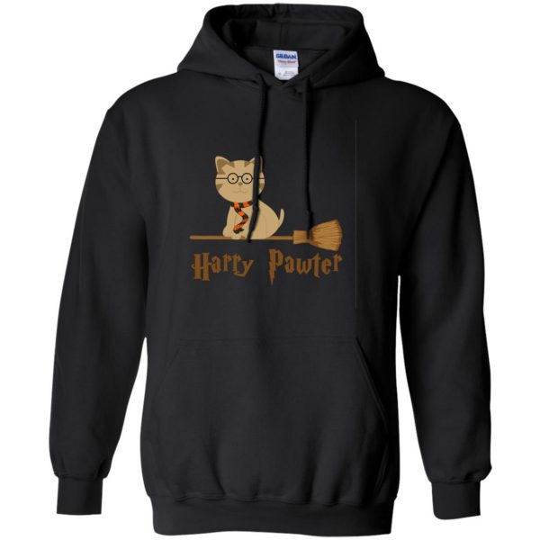 harry pawter hoodie - black