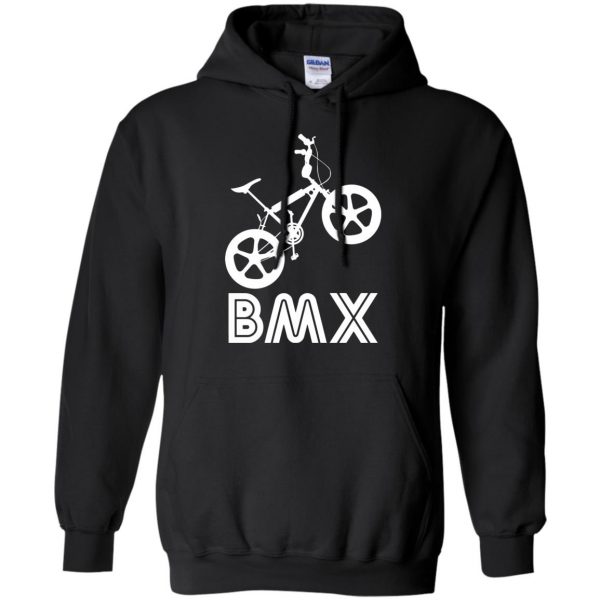 old school bmx hoodie - black