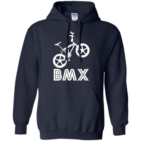 old school bmx hoodie - navy blue