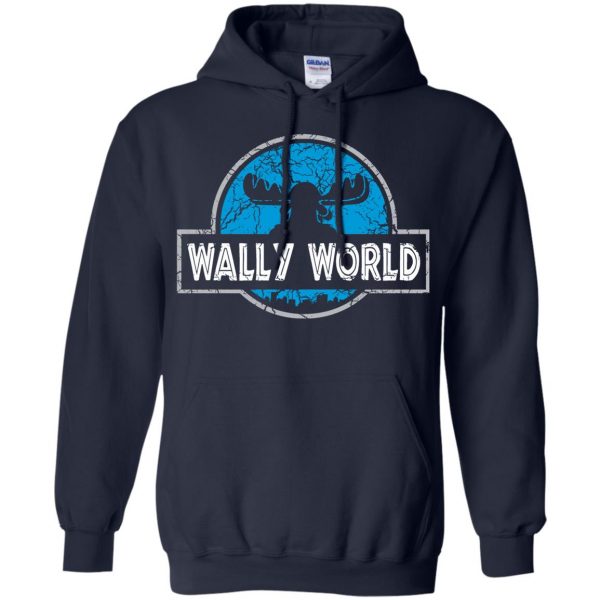 wally world hoodie - navy blue