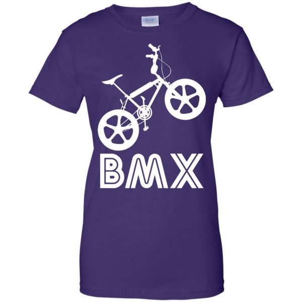 old school bmx womens t shirt - lady t shirt - purple