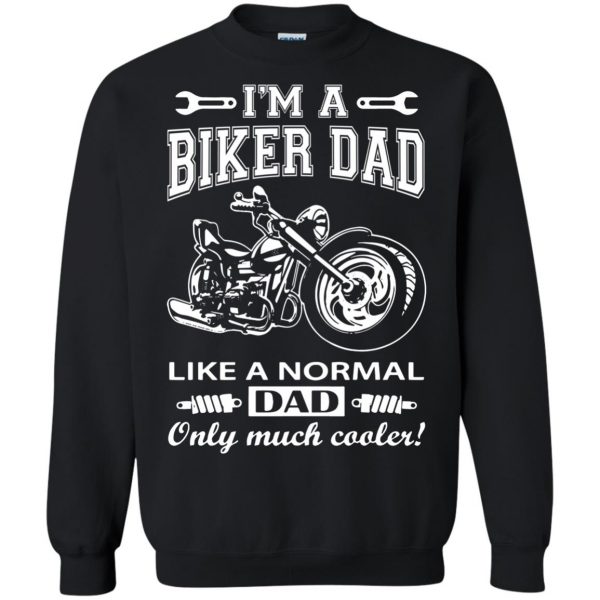 moto dad sweatshirt - black