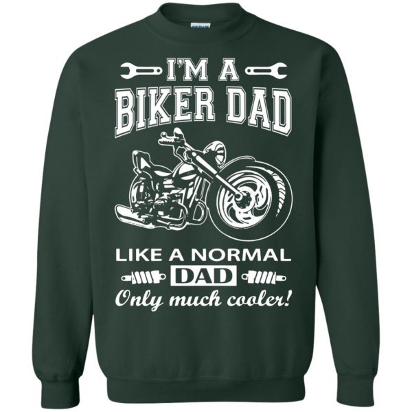 moto dad sweatshirt - forest green