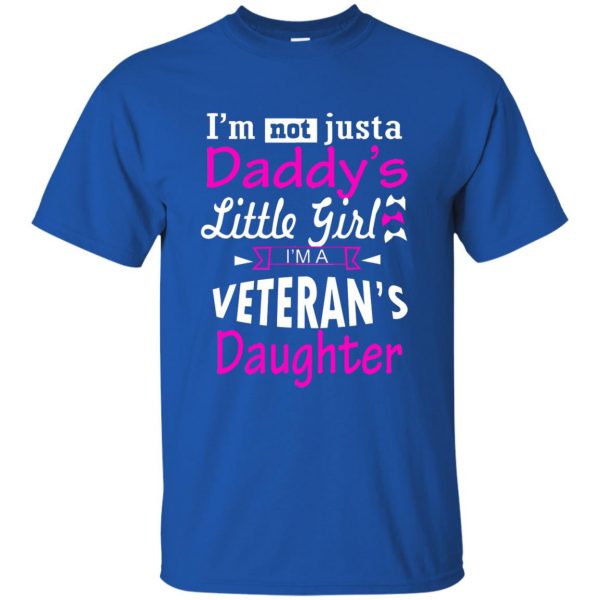 veterans daughter t shirt - royal blue