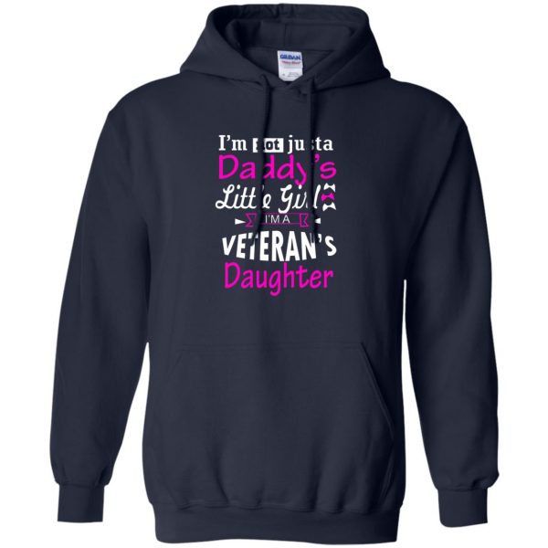 veterans daughter hoodie - navy blue