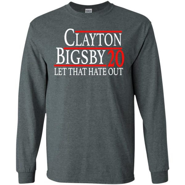 clayton bigsby long sleeve - dark heather