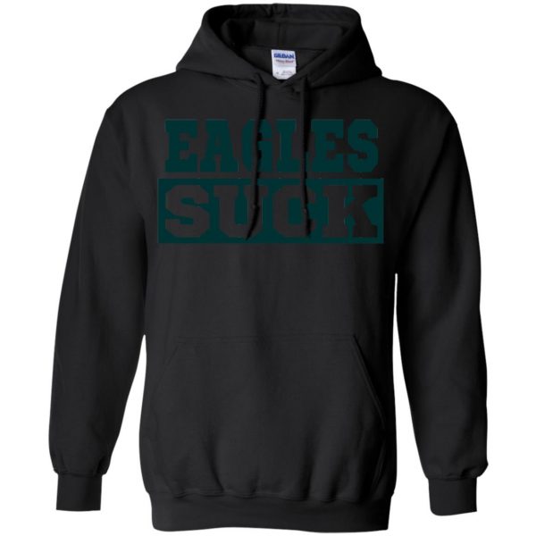 eagles suck hoodie - black