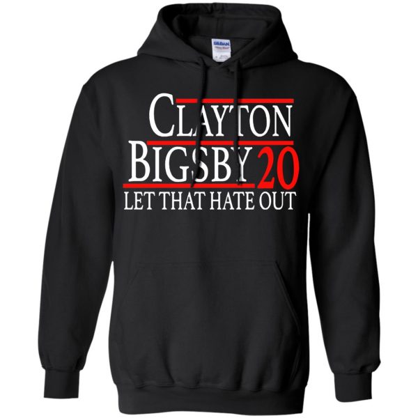 clayton bigsby hoodie - black