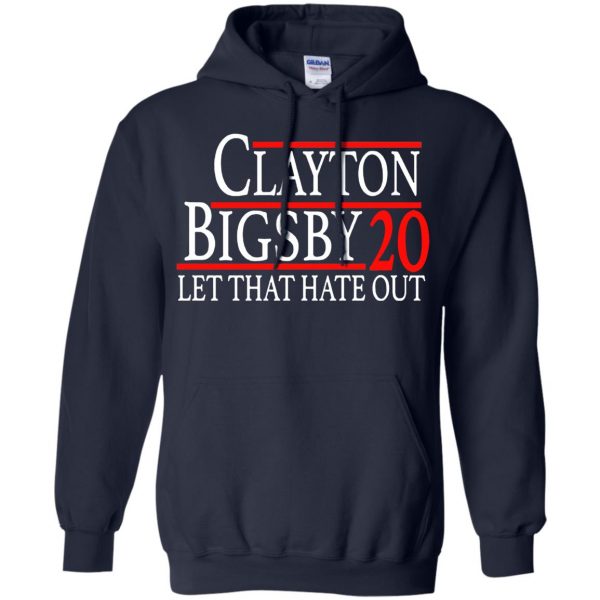 clayton bigsby hoodie - navy blue