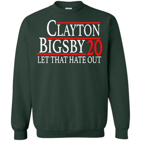 clayton bigsby sweatshirt - forest green