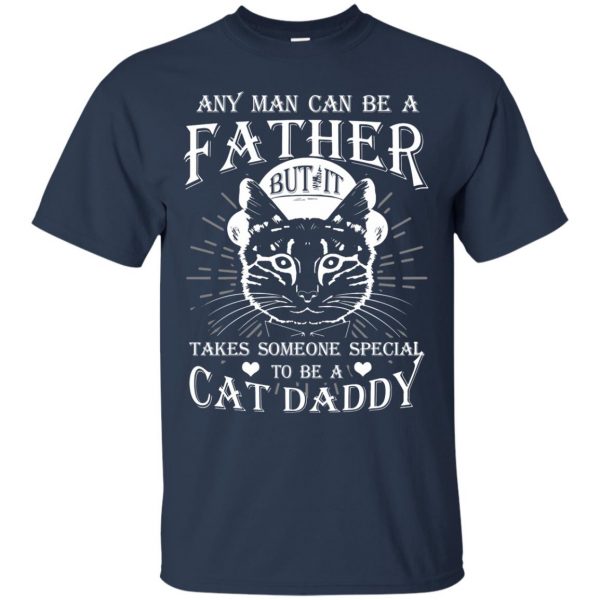 cat daddy t shirt - navy blue