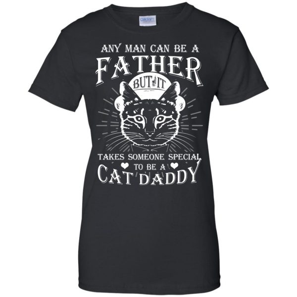 cat daddy womens t shirt - lady t shirt - black