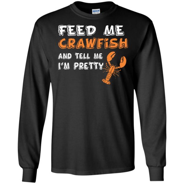 this is my crawfish eating long sleeve - black