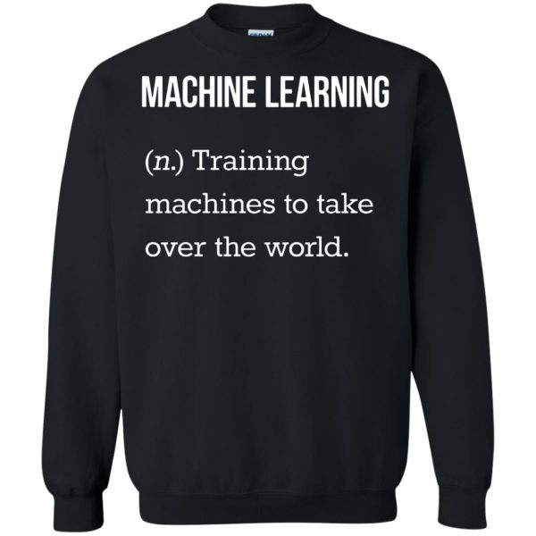 machine learning sweatshirt - black