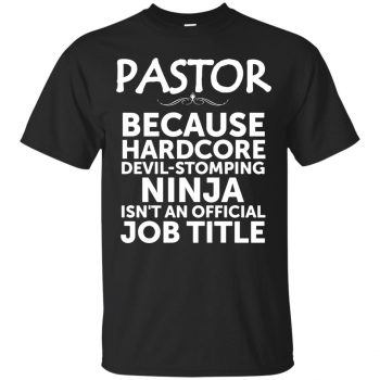 pastor appreciation t-shirts - black