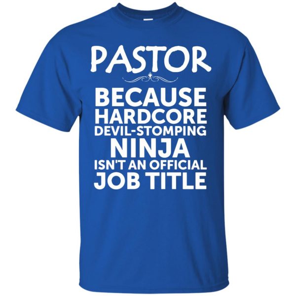 pastor appreciation t shirt - royal blue