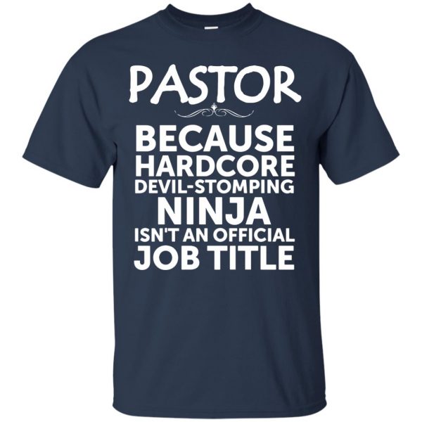 pastor appreciation t shirt - navy blue