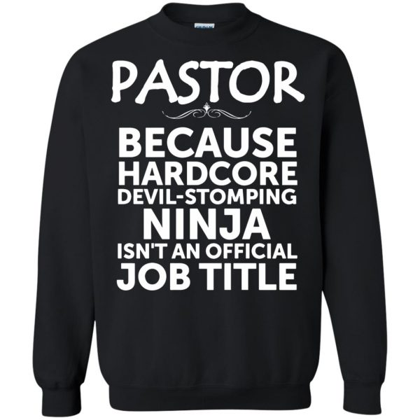 pastor appreciation sweatshirt - black