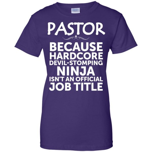 pastor appreciation womens t shirt - lady t shirt - purple