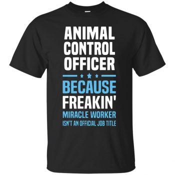 animal control officer shirts - black