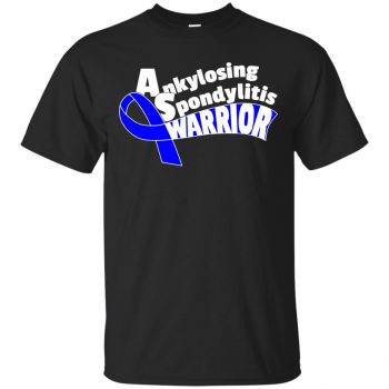 ankylosing spondylitis t shirts - black
