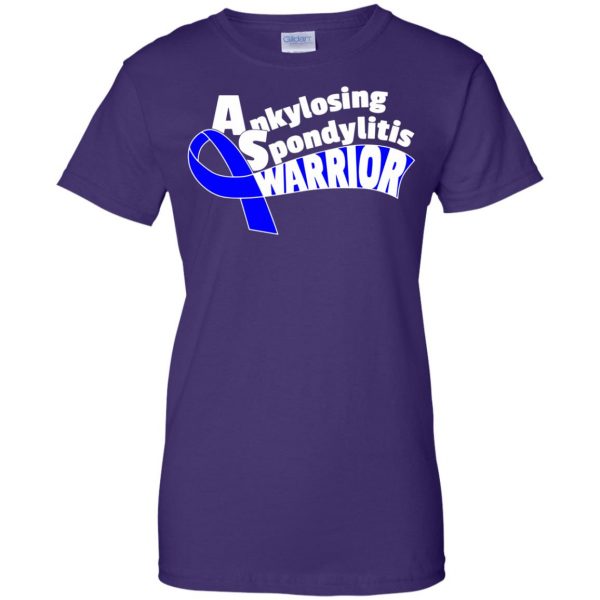 ankylosing spondylitis womens t shirt - lady t shirt - purple