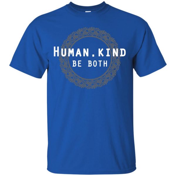 humankind be both t shirt - royal blue