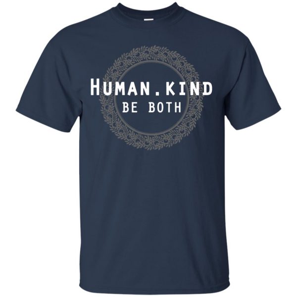humankind be both t shirt - navy blue