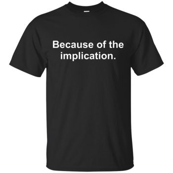 the implication t shirt - black