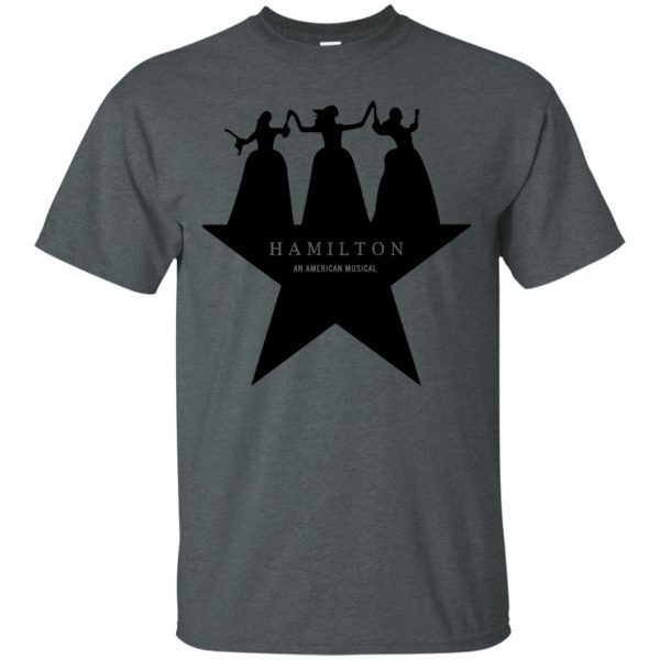 schuyler sisters t shirt - dark heather