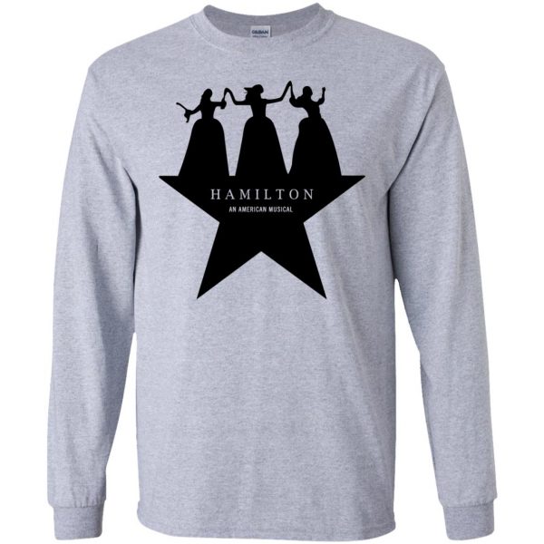 schuyler sisters long sleeve - sport grey